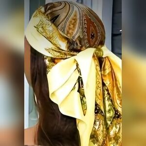 Women Head Scarf Like Silk for Hair Wrapping 35 Inches